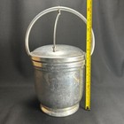 Vintage Mcm Aluminum Ice Bucket Nasco Made In Italy