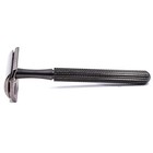 Parker 78r Graphite Gray 3 Piece Safety Razor   5 Double Edge Razor Blades - New