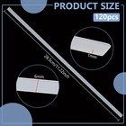 120pcs White Thermal Glue Strips 11 2x0 2inch Long Thermal Pictures Binding 