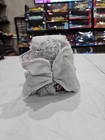 Ty Attic Treasures Gray Bear Beanbag Plush With Silver Angel Wings   Tulle