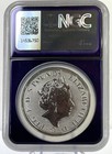 2021 Great Britain 2 Oz Silver Queen   s Beasts Completer Coin Ngc Ms69