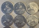 Vintage 1968 Sunoco Antique Car Series 1 Coin Set  1901-1925