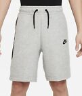 Nike Sportswear Kids Tech Fleece Shorts Grey Da0826 063 Sz L