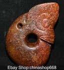 6 2  Old Chinese Hongshan Culture Jade Carving Dynasty Pig Dragon Beast Pendant