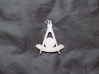Masonic Past Master Jewel Without Square Silver Plated 3  Fraternity New 