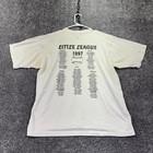 Vintage Fruit Of The Loom Shirt Mens Xl White Little League 1997 Baseball Tee