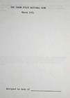 1954 Typed Manual The Idaho First National Bank Employee Rules Practice Book
