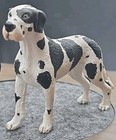 Schleich 16384 Great Dane Female Dog   Male Puppy Toy Figures Retired 