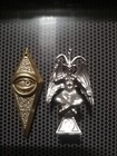 Illuminati  Masonic  Baphomet Ritual Pendant Set Of Two