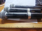 Lot Of 3 Shure Sm58 Uc2-ua 782-806 Mhz Handheld Transmitter Wireless Microphone
