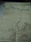 Antique Map  topographic Reconnaissance Map Of Norther Alaska  Colored