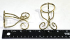 Bard s Shiny Brass-toned Egg Stand holder 1 375  Diameter Each Set Of 2 With Box