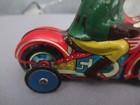 Vintage Linemr Tin Toy Friction Motorcycle Tin Toy Made In Japan Old Tin Toy Mar