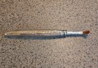 Antique 1950s Silver Plated Vanity Brush 4    Floral Art Decor Handle 3