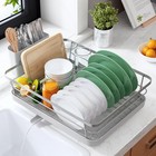 Dish Drying Rack With  Rust Resistant Material For Kitchen Organization