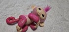 Wowwee Fingerlings Interactive Baby Monkey Figure  Pink Glitter Purple Hair