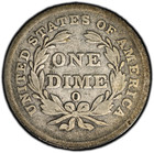 1838-o Seated Liberty Dime Pcgs Vg08 10c New Orleans Toned Original Example