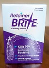 Retainer Brite Cleaning Tablets Of 9 Month Supply And A Sonic Cleaner