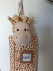 Aurora Baby Giraffe Growth Chart Photo Slots For Nursery Wall Hung Plush Decor