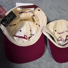 Tommy Armour Mens Osfm Golf Hat Cream Burgundy Tommy Gun Vintage Strapback 2pk