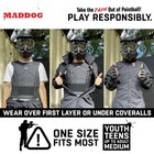 Clearance Used Maddog Paintball Airsoft Protective Combo Black Lxl