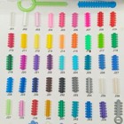 1000pcs pack Dental Orthodontic Elastics Rubber Bands Ligature Ties 48 Colors