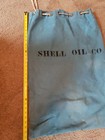 Vintage Shell Chemical Company Canvas Laundry Bag Sack Gas Oil Advertising