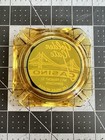 Vintage Ashtray- Godlen Gate Casino- Las Vegas  Nv- Square Yellow Glass