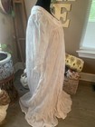 Vintage Barad Peignoir Set Small 100  Cotton Pink Roses Nightgown  Robe  Usa