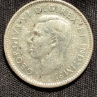 1947 Canada 10 Cents Silver Coin - Vf  very Fine  Condition