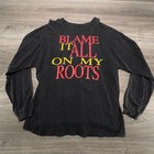 Vintage Garth Brooks Shirt Mens Xl Black Friends In Low Places Long Sleeve 90s
