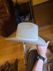 Vintage Bradford  cattleman  Western Cowboy Hat Size 7 1 4 W Box