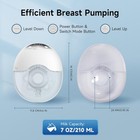 Double Wearable Breast Pump Hands Free Electric 4 Modes 12 Levels 2 Pack
