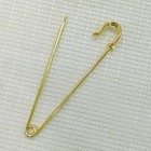 10pcs Extra Large Heavy Duty Safety Pins  5  Gold Giant Pins For Clothes   Craft