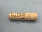Boye Needle Company Wood Case Holder W  Sewing Machine Needle Advertising 2 1 2 
