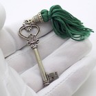 Vintage Italian Handmade Genuine Silver 800 Secret Key Drawer Life Size   Tassel
