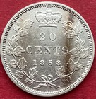 1858 Canada 20 Cents Re-engraved  - Vf ef - Lot 8611