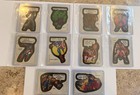 1974 Marvel Comic Book Heroes  Stickers Lot Of  12  tan Back  Set Topps  rare