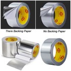 Aluminium Foil Tape Self Adhesive 40 100mm For Water Heaters Water Pipe Sealing