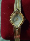 Vintage Jules Jurgensen Women s Cocktail Watch Gold Tone Mesh-parts Or Repair