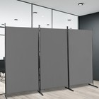 Partition Room Dividers 3 Panel Folding Privacy Screens 6ft Office Walls Divider