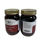 Amish Strawberry Jelly Non Gmo All Natural Vegan - 18 Oz - 2 Jars