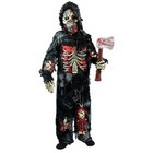 Halloween Spooktacular Creations Kids Zombie Costume Mask Hoodie Pants Axe New