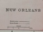 Antique 1898 Map Of The City Of New Orleans  Louisiana