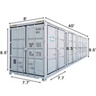 40ft One-trip High Cube Open-side Shipping Container 4 Side Doors