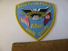 Pass Creek Allen South Dakota Sd Obsolete Tribal Police  Dept  4  Iron On  Patch