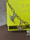    rare 2026 Disney Parks Kendra Scott Gold Castle Tink Multi-color Charm Necklace