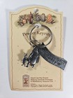 Disney Classic Pooh Winnie The Pooh   Piglet Pewter Keyring Danforth Pewterers