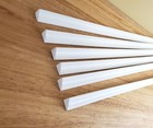 Dollhouse Crown Molding X6 White Cornice Large 1 2  X 17 3 4  Long 1 12 Scale
