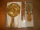 Beautiful Vintgage Art Deco Dresser Vanity Set Brush Comb Mirror